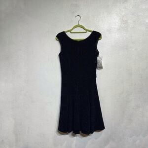 Joseph Ribkoff Black Royal Fit Flare Dress Sz 4 NWT